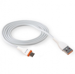 USB кабель Type-C WALKER C565, 3.1А,  QC, (100см), белый