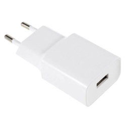 Сетевой USB адаптер 2000mAh без упаковки, белый