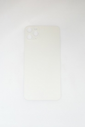 Задняя крышка iPhone 11 Pro Max со стеклом камеры, серебро