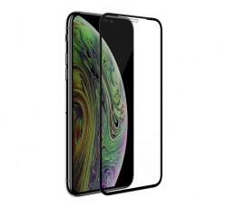 Защитное стекло iPhone X/ XS/ 11 Pro XMART 9D, черное 9 (тех упаковка)