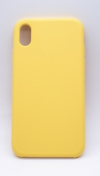 Чехол силиконовый гладкий Soft Touch iPhone XR, желтый №4,40 Чехол силиконовый гладкий Soft Touch iPhone XR, желтый №4,40