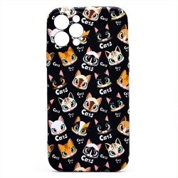 Чехол LUXO Creative iPhone 12 Pro, (рисунок 094, Kaws) черный Чехол LUXO Creative iPhone 12 Pro, (рисунок 094, Kaws) черный