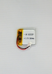 АКБ универсальная на проводах 23/ 23/ 3 мм (3.7V, 300 mAh) АКБ универсальная на проводах 23/ 23/ 3 мм (3.7V, 300 mAh)
