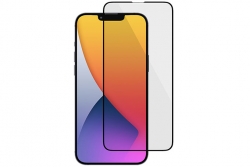 Защитное стекло iPhone 12 Pro Max Ceramic Glossy Film 9D, черное