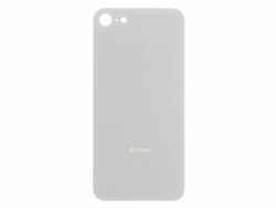 Задняя крышка iPhone 8 стеклянная, легкая установка, белый (CE)