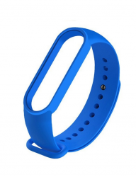 Ремешок силиконовый для Mi Band 2, синий Ремешок силиконовый для Mi Band 2, синий