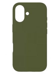Чехол силиконовый гладкий Soft Touch iPhone 17, зелёный лес (закрытый низ)