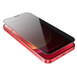Защитное стекло iPhone 15 Pro Max HOCO G15 full-screen anti-spy полное покрытие, черное
