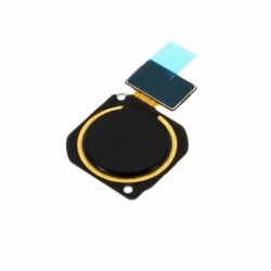 Шлейф Huawei Y6 Prime 2019 с кнопкой HOME в сборе, черный