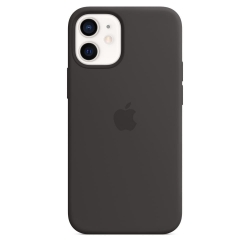 Чехол силиконовый гладкий Soft Touch iPhone 12 mini, черный №18 (закрытый низ) Чехол силиконовый гладкий Soft Touch iPhone 12 mini, черный №18 (закрытый низ)