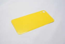 Задняя крышка iPhone XR стеклянная, желтая
