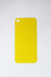Задняя крышка iPhone XR со стеклом камеры, желтая Задняя крышка iPhone XR со стеклом камеры, желтая