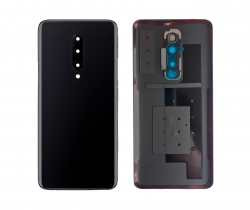 Задняя крышка в сборе со стеклом камеры OnePlus 7 Pro (Черный) Premium (Org)