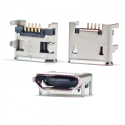 Разъем microUSB 2.0 разъем для планшетов Jack030 (5pin), установка на плату Разъем microUSB 2.0 разъем для планшетов Jack030 (5pin), установка на плату