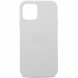 Чехол силиконовый гладкий Soft Touch iPhone 12, белый №9 (закрытый низ)
