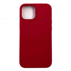Чехол силиконовый гладкий Soft Touch iPhone 13, томат (закрытый низ)