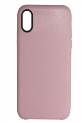Чехол кожаный iPhone X/ XS, золото Чехол кожаный iPhone X/ XS, золото