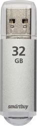 USB флеш-накопитель Smartbuy 32 GB USB 2.0 V-Cut, серебристый