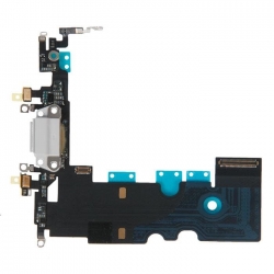 Шлейф iPhone 8/ SE 2020 с разъемом зарядки, белый (OR100%)