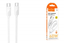USB-C кабель HOCO X114 60W Type-C to Type-C (100см. 3A), белый USB-C кабель HOCO X114 60W Type-C to Type-C (100см. 3A), белый