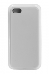 Чехол силиконовый гладкий Soft Touch iPhone 5/ 5S/ SE, белый №9 Чехол силиконовый гладкий Soft Touch iPhone 5/ 5S/ SE, белый №9