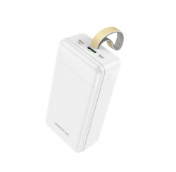 Внешний аккумулятор Power Bank 30000 mAh BOROFONE BJ19B 20W PD+QC, белый Внешний аккумулятор Power Bank 30000 mAh BOROFONE BJ19B 20W PD+QC, белый