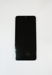 Дисплей Samsung A207F GALAXY A20S в сборе с тачскрином и рамкой, Черный (OR100%)