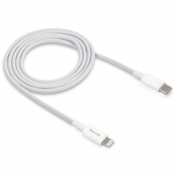 USB кабель "WALKER" C830, 30W, Type-C-Lightning, поддержка PD, белый