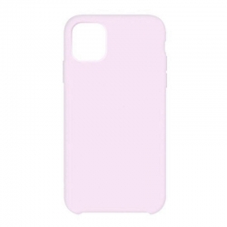 Чехол силиконовый гладкий Soft Touch iPhone 16, светло-розовый (закрытый низ)