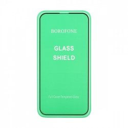 Защитное стекло iPhone 14 Pro BOROFONE Elephant, черное Защитное стекло iPhone 14 Pro BOROFONE Elephant, черное