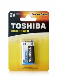 Батарейка Toshiba 6LR61/1BL крона (9V, алкалиновая) 1 шт