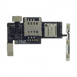 Шлейф LG P970 с коннектором Sim и карты памяти