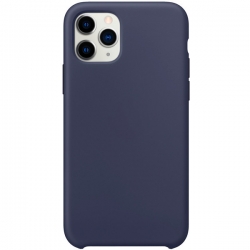 Чехол силиконовый гладкий Soft Touch iPhone 11 Pro Max, темно-синий №8