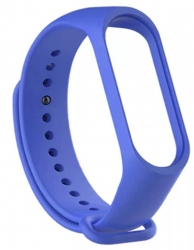 Ремешок силиконовый для Mi Band 3/ 4, васильковый