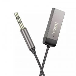 Bluetooth Car Receiver HOCO E78 (адаптер Bluetooth для автомагнитолы с USB входом) цвет серый