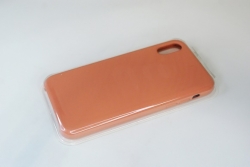 Чехол силиконовый гладкий Soft Touch iPhone XR, персиковый №44 Чехол силиконовый гладкий Soft Touch iPhone XR, персиковый №44