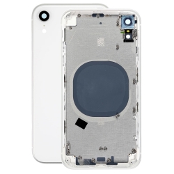Задняя крышка/ Корпус iPhone XR в сборе с рамкой, белый (CE) Задняя крышка/ Корпус iPhone XR в сборе с рамкой, белый (CE)