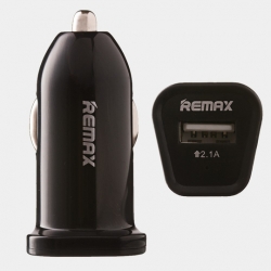 Автомобильный адаптер Remax USB 2.1 mAh, черный