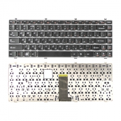 Клавиатура для ноутбука Lenovo Y470 черная Клавиатура для ноутбука Lenovo Y470 черная