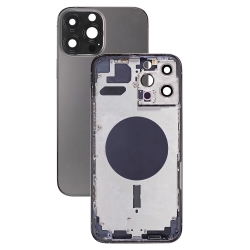 Задняя крышка/ Корпус iPhone 13 Pro в сборе с рамкой , (Серый) (литое стекло) (Org) Задняя крышка/ Корпус iPhone 13 Pro в сборе с рамкой , (Серый) (литое стекло) (Org)