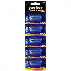 Батарейка A23 Perfeo 23AE/5BL (12V, алкалиновая) (цена за упаковку 5 шт)