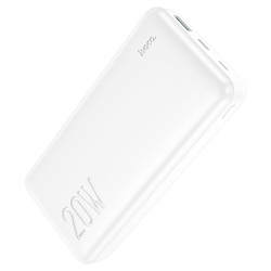 Внешний аккумулятор Power Bank 20000 mAh HOCO J87A Tacker PD20W + QC3.0, белый Внешний аккумулятор Power Bank 20000 mAh HOCO J87A Tacker PD20W + QC3.0, белый