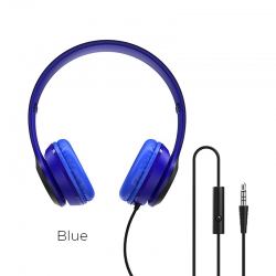 Проводные внешние наушники BOROFONE BO5 Star sound, синие Проводные внешние наушники BOROFONE BO5 Star sound, синие