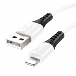 USB кабель Lightning HOCO X82 Silicone (100см. 2.4A), белый USB кабель Lightning HOCO X82 Silicone (100см. 2.4A), белый