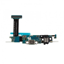 Шлейф Samsung G920F/ S6 на разъем зарядки, гарнитуры, микрофон, кнопку HOME и сенсорные кнопки