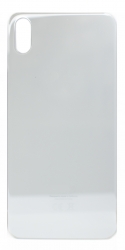 Задняя крышка iPhone XS Max стеклянная, легкая установка, белая (CE)