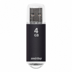 USB флеш-накопитель Smartbuy 04 GB USB 2.0 V-Cut, черный