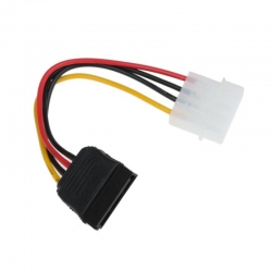 Кабель-переходник Molex (F) - SATA (M) для питания SATA-устройств