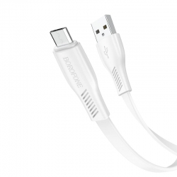 USB кабель micro USB BOROFONE BX85 Auspicious (100см. 2.4A), белый USB кабель micro USB BOROFONE BX85 Auspicious (100см. 2.4A), белый