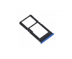 Держатель Sim Xiaomi Poco X3 NFC/ X3 Pro, синий Держатель Sim Xiaomi Poco X3 NFC/ X3 Pro, синий